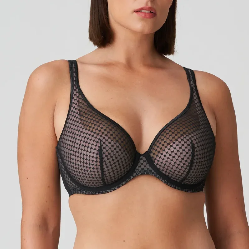 Glass Beach Half Padded Plunge Bra Black