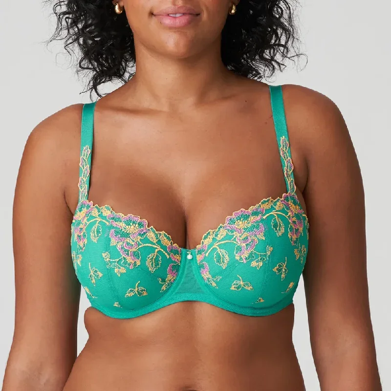 Lenca Padded Balcony Bra Sunny Teal