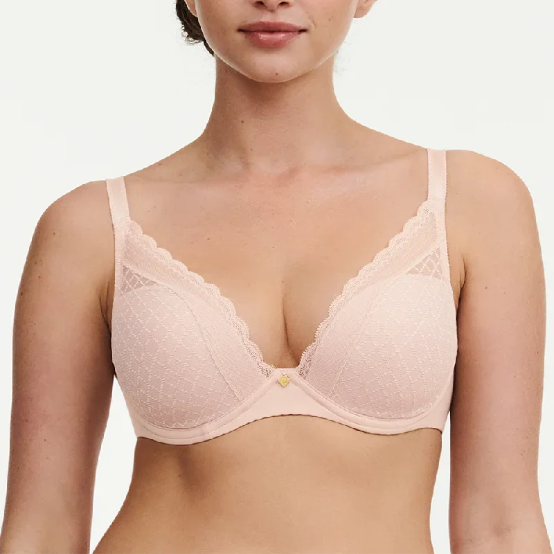 Norah Chic Plunge T-Shirt Bra Rose