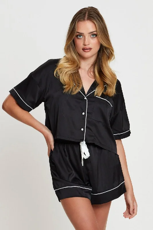 black-crop-pajamas-set-short-sleeve-nw1320-35zb