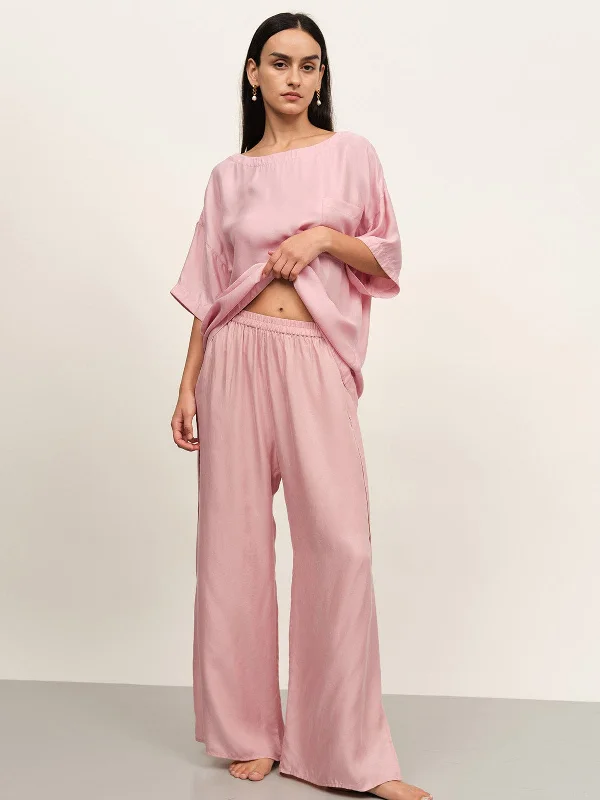 Side Split Pajama Pants