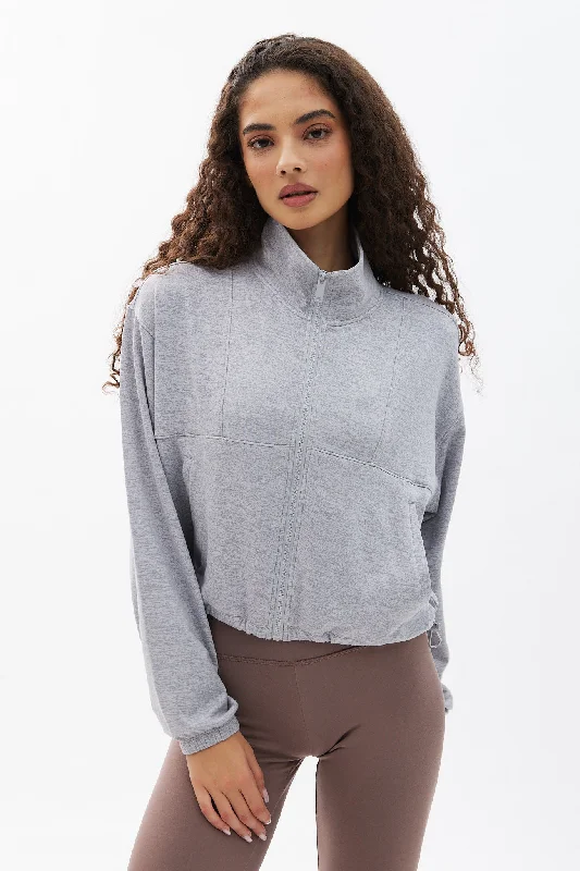 Super Soft Fleeceback Zip-Up Sweatshirt