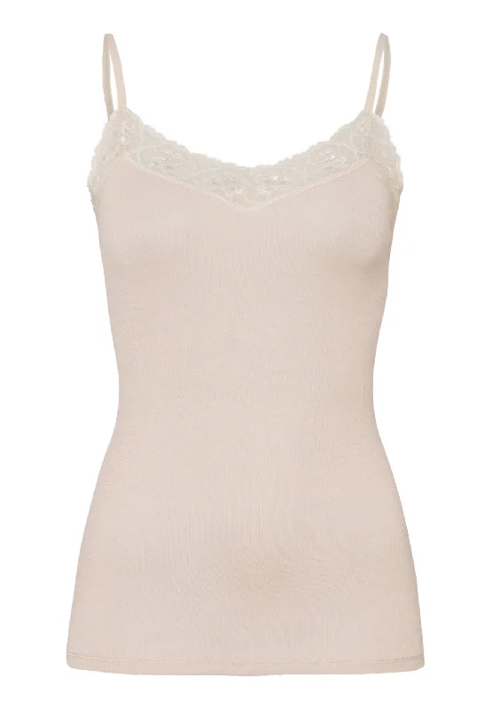 70970 Woolen Lace Spaghetti Camisole - 2801 Pumice