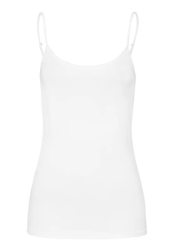 Cotton Sensation Spaghetti Cami | White 71412-101