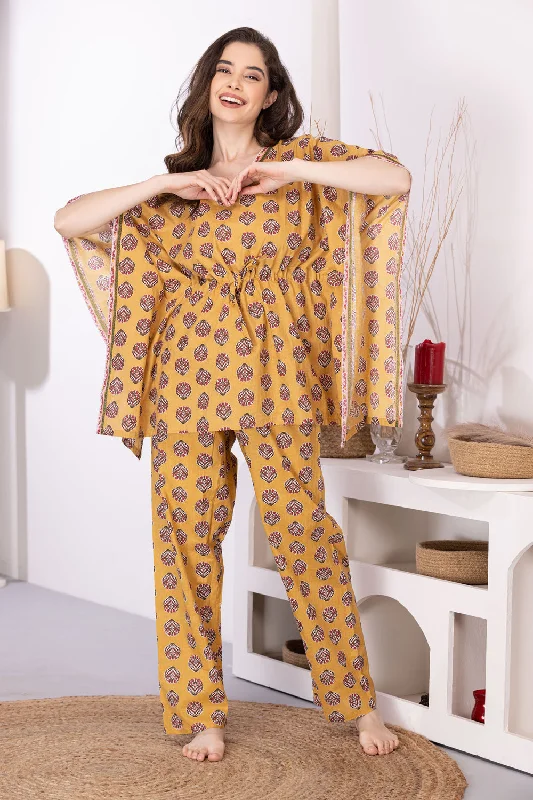 Pure cotton Kaftan Nightsuit