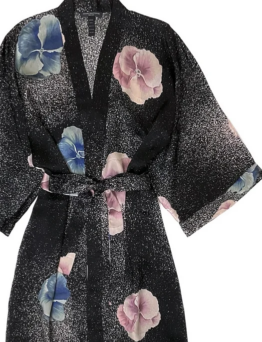 Samantha Chang Classic Silk Kimono