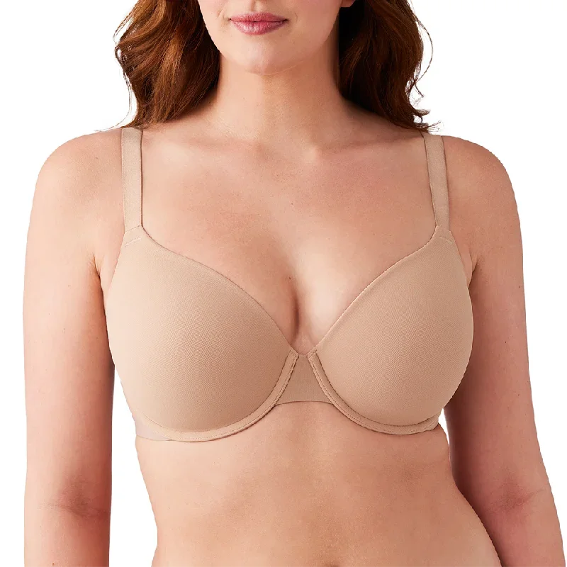 Wacoal Shape Revelation Shallow Top Underwire T-Shirt Bra 853387 Praline