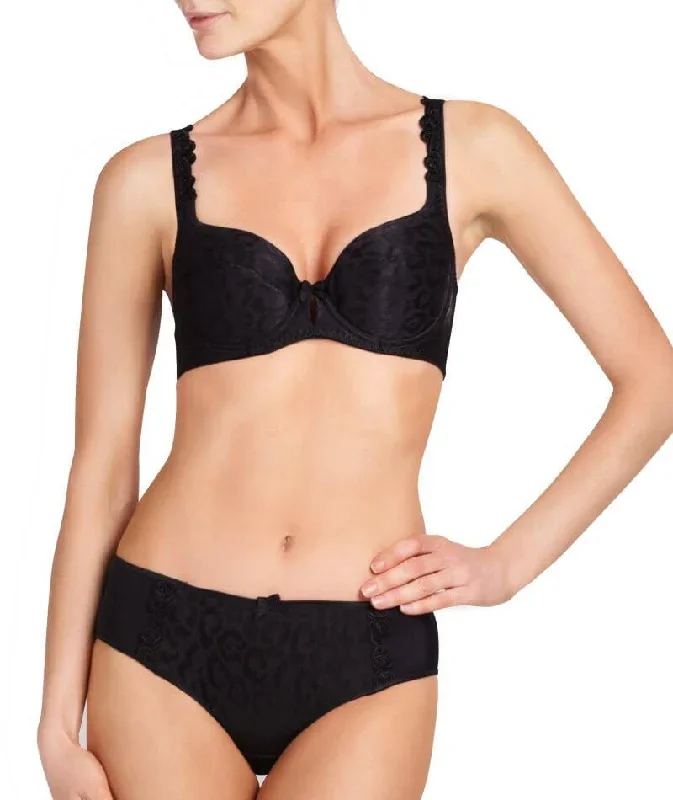 bendon-damask-contour-underwire-bra-black