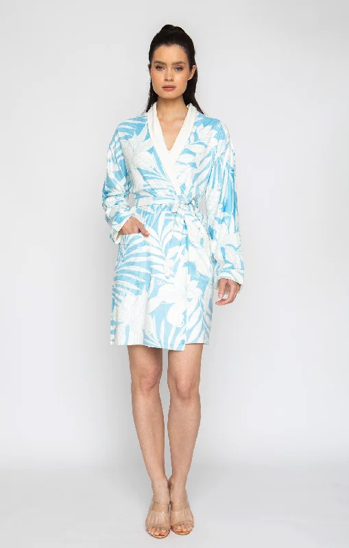 Blue Hawaii Short Robe