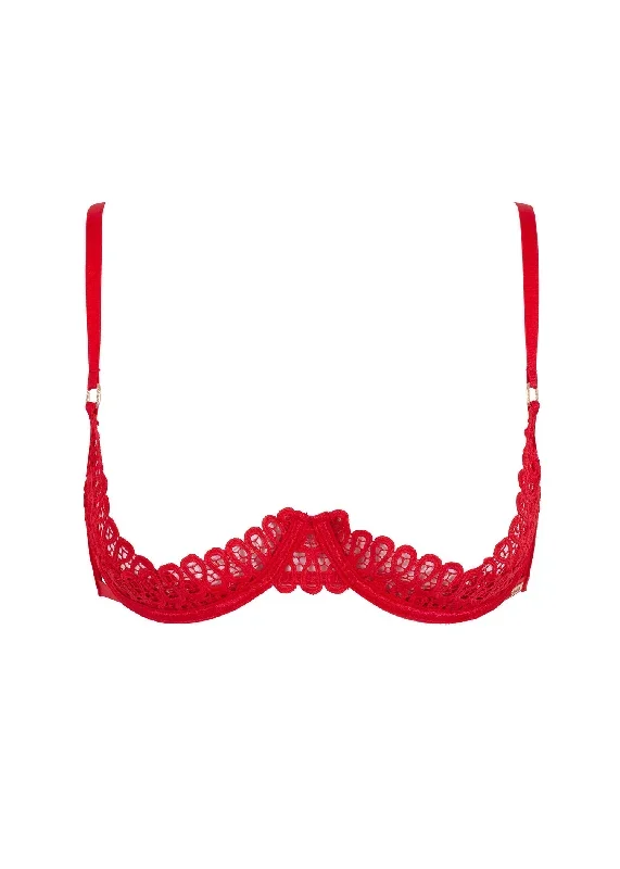 Tallulah Open Bra (Red)