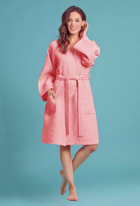 blush-kimono-waffle-robe-womens-bath-spa-robe-lightweight-cotton-polyester-blend