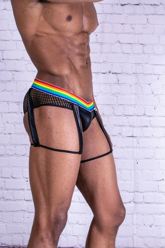 CandyMan Mens Underwear Male Lingerie Mens Brief Interest Black 99375 4