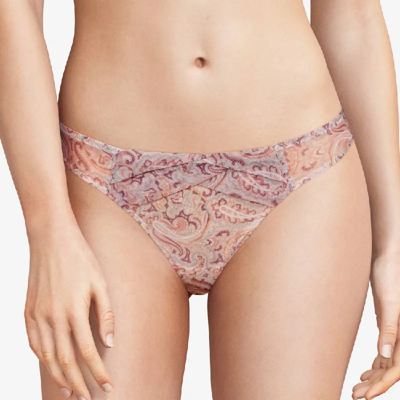 Chantal Thomass Encens Moi Thong Brief Cashmere Print