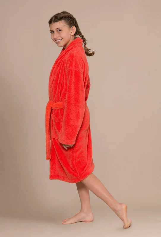 coral-plush-bathrobes-for-little-girls