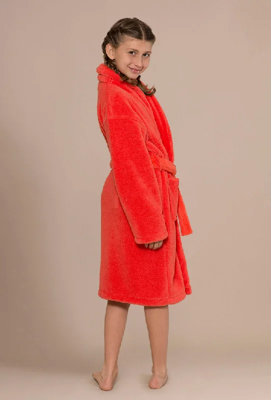 coral-plush-bathrobes-for-little-girls