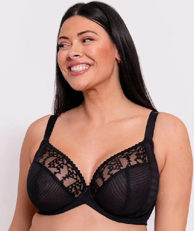 Curvy Kate Centre Stage Full Plunge Bra - Black