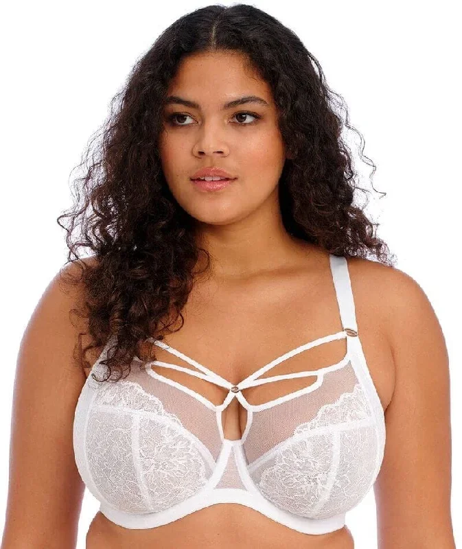 Elomi Brianna Underwire Plunge Bra - White