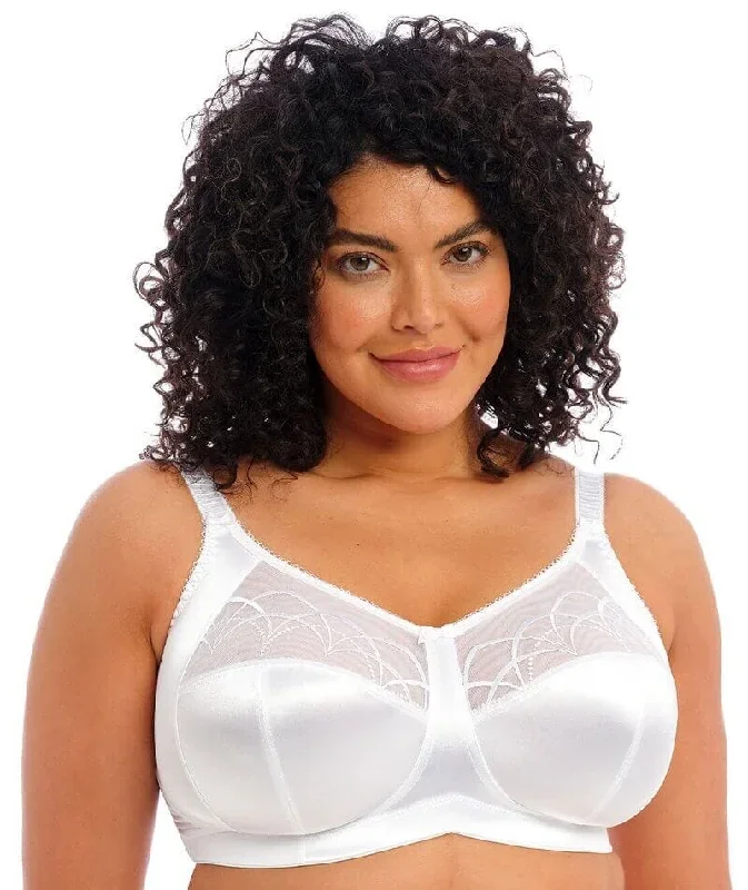 Elomi Cate Soft Cup Wire-Free Bra - White