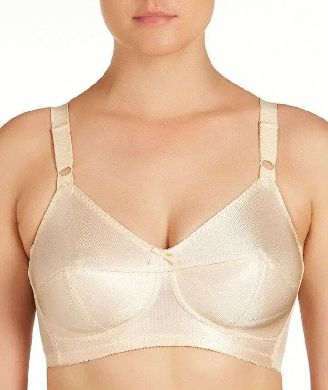 Fayreform Rigid Soft Cup Wire-free Bra - Honey Beige