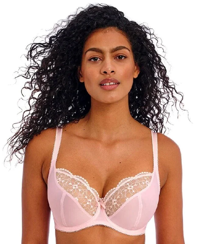 Freya Hallie Underwire Plunge Bra - Pink Champagne