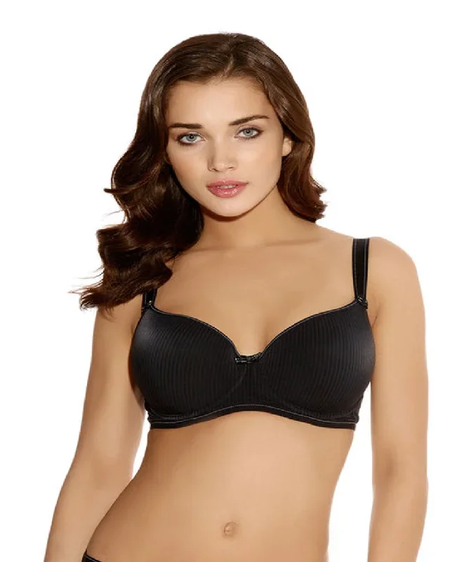 Freya Idol Underwire Moulded Balcony Bra, Black | Black Freya Idol Bras