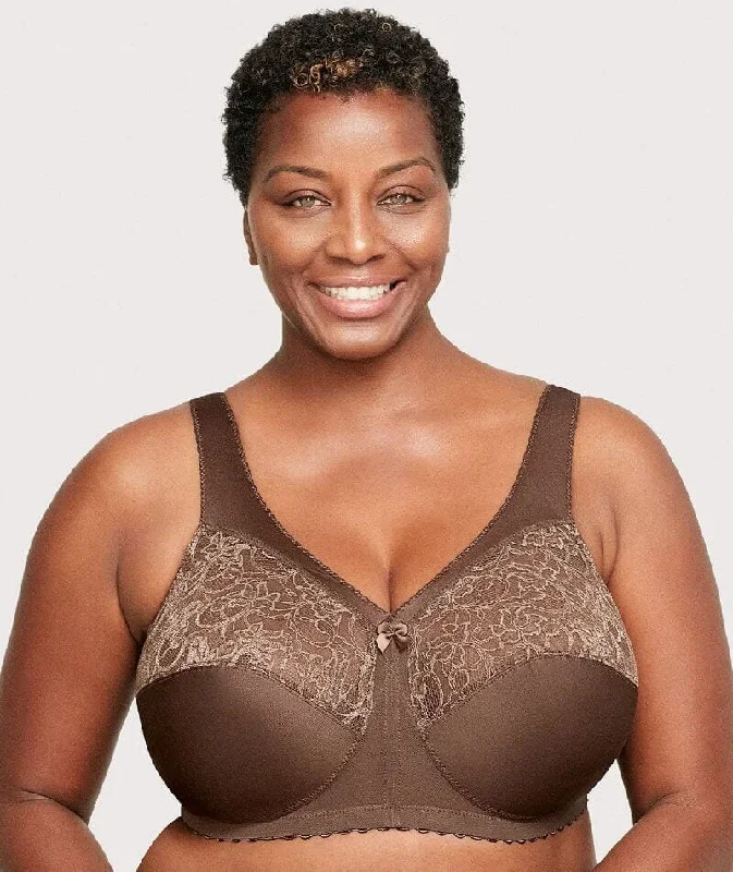 Glamorise Magiclift Original Wire-Free Support Bra - Mocha