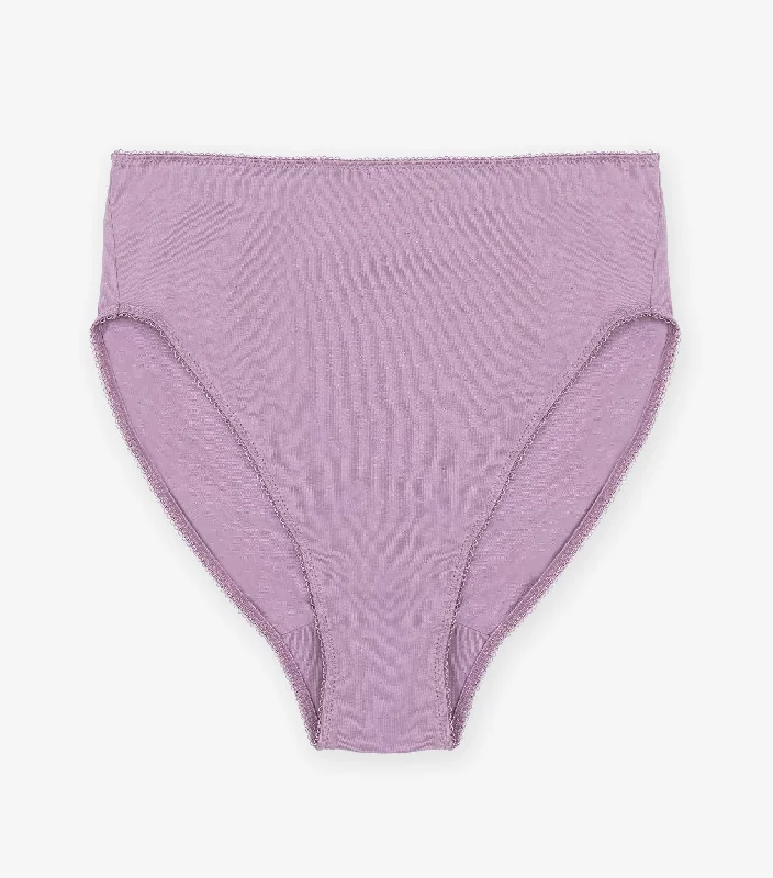 Last Chance Gwen High Waisted Brief - Mauve