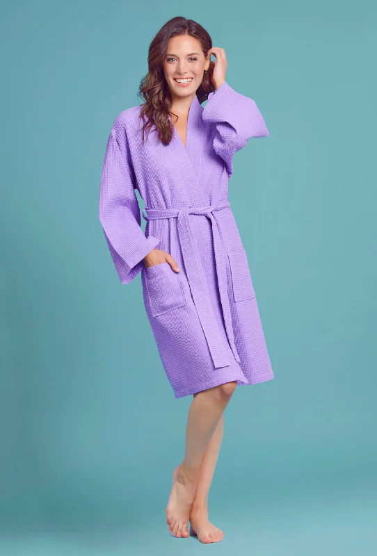 lavendar-kimono-waffle-robe-womens-bath-spa-robe-lightweight-cotton-polyester-blend