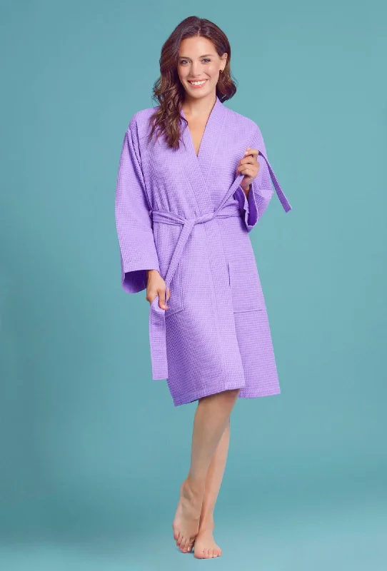 lavendar-kimono-waffle-robe-womens-bath-spa-robe-lightweight-cotton-polyester-blend