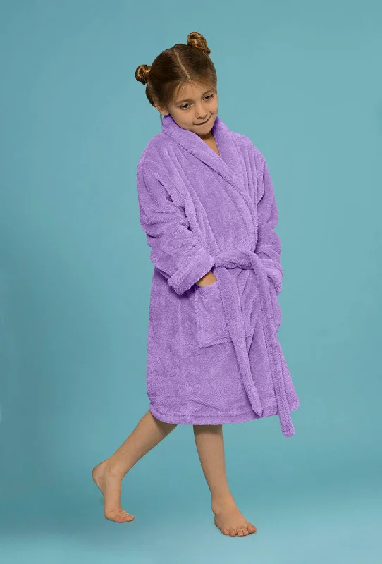 lavendar-plush-bathrobes-for-little-girls