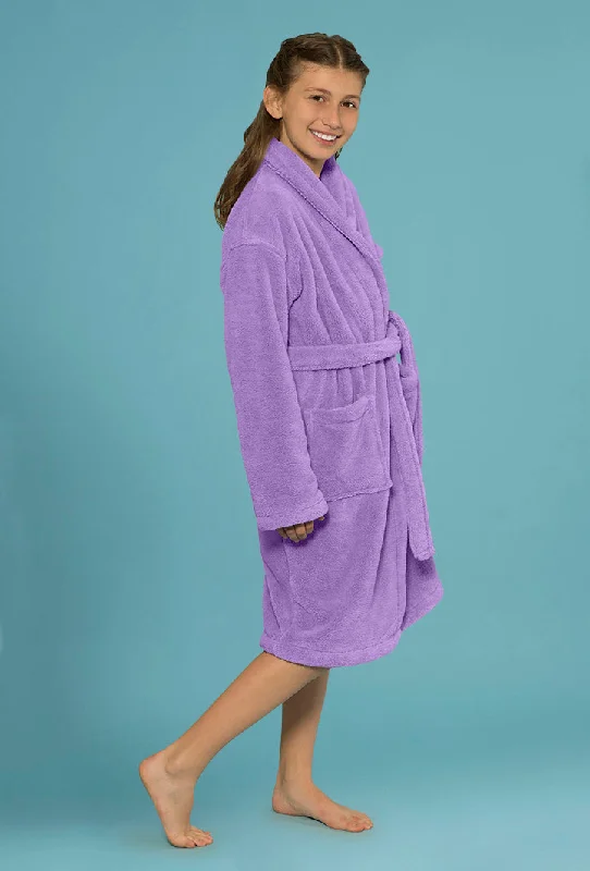 lavendar-plush-bathrobes-for-little-girls