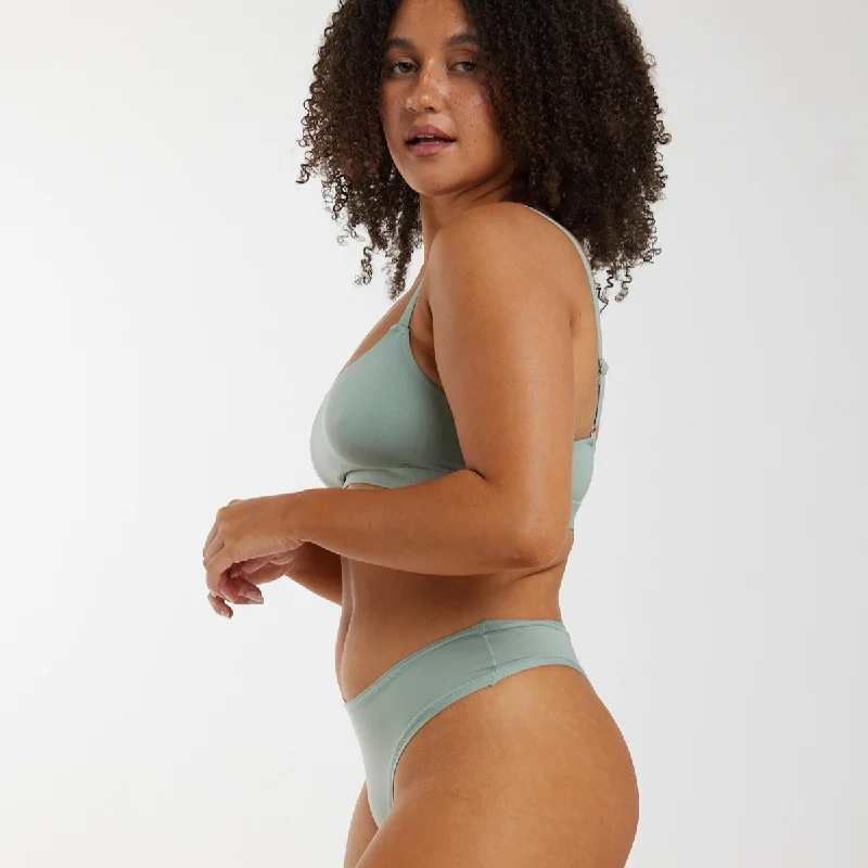 Original-Rise Thong - Super Stretch - Olive