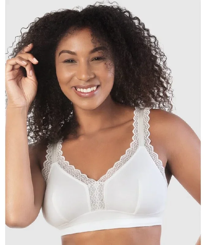 Parfait Dalis Wire-free Bralette - Pearl White