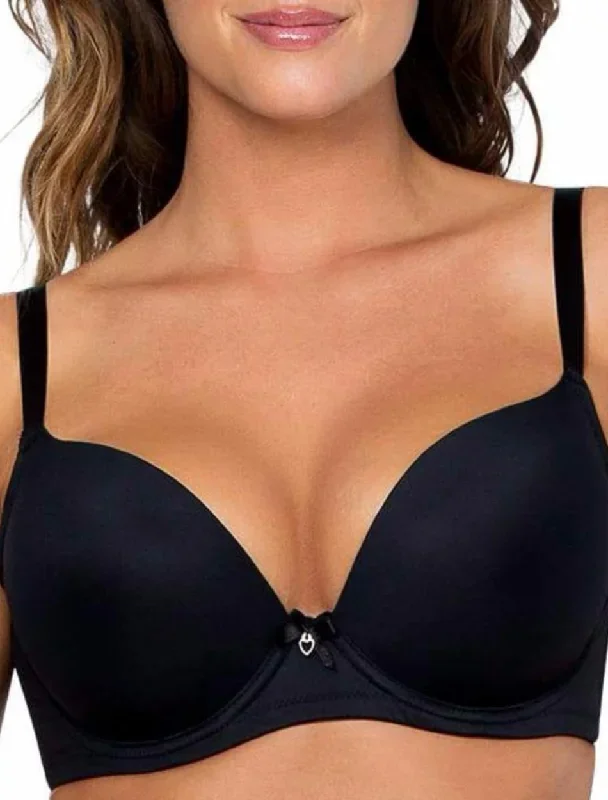 Parfait Jeanie Full Figure Plunge Bra, Black