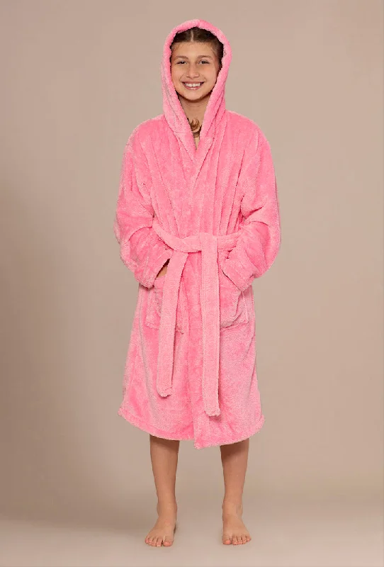 pink-girls-cute-hooded-robe-soft-absorbent-warm-plush-microfleece-2-pockets-belt