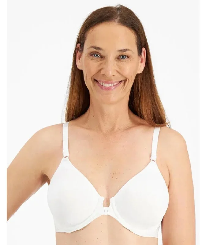 Playtex Front Closure Underwire Bra - White