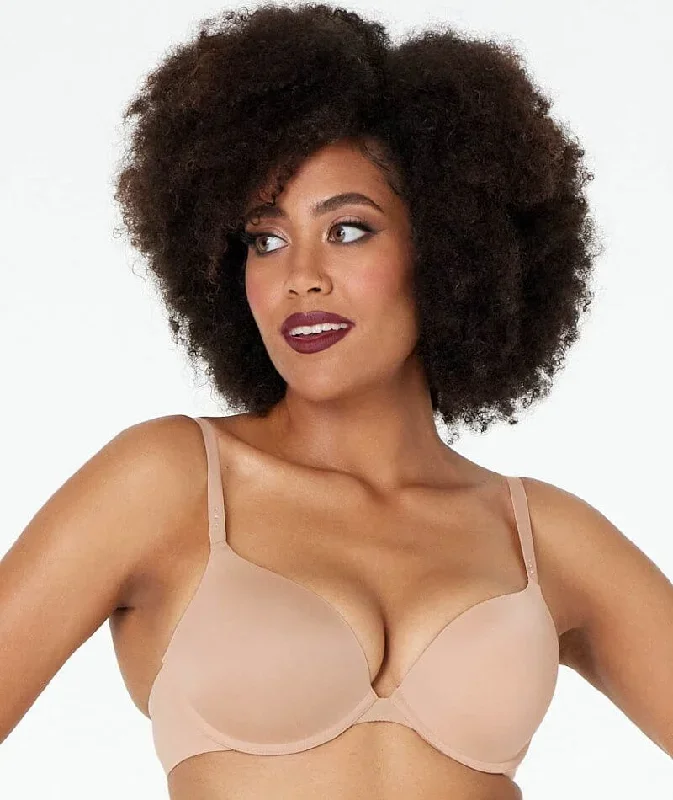 Pleasure State Smooth Plunge Bra - Frappe