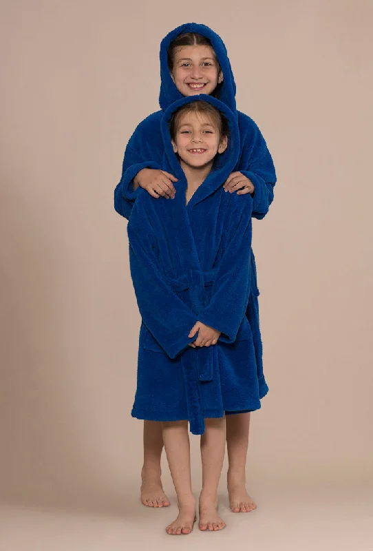 royal-blue-girls-cute-hooded-robe-soft-absorbent-warm-plush-microfleece-2-pockets-belt