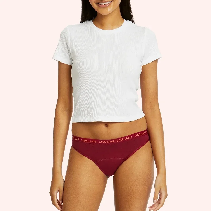 Teens First Period Bikini - Dark Cherry