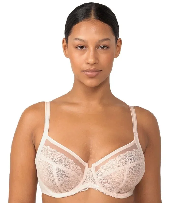 Triumph Sheer Balconette Bra - Nude Pink