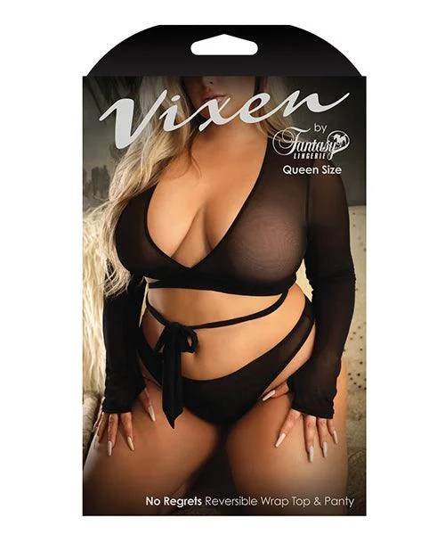 vixen-no-regrets-mesh-long-sleeve-wrap-top-thong-black-qn